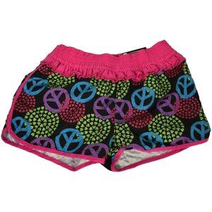 ORageous Girls Large 14/16 Printed Pink Glo Boardshorts New with tags